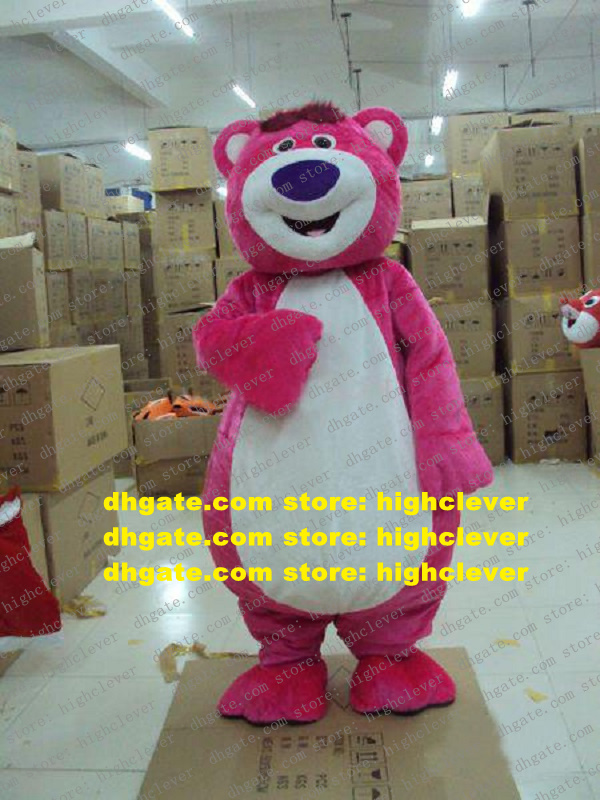 Vivid Pink Lotso Fat Bear Mascot Costume Mascotte With White Belly Adult Size Party Outfit Suit Fancy Dress No.5 Free Ship, Red;yellow
Vivid Pink Lotso Fat Bear Mascot Costume Mascotte With White Belly Adult Size Party Outfit Suit Fancy Dress No.5 Free Ship, Red;yellow