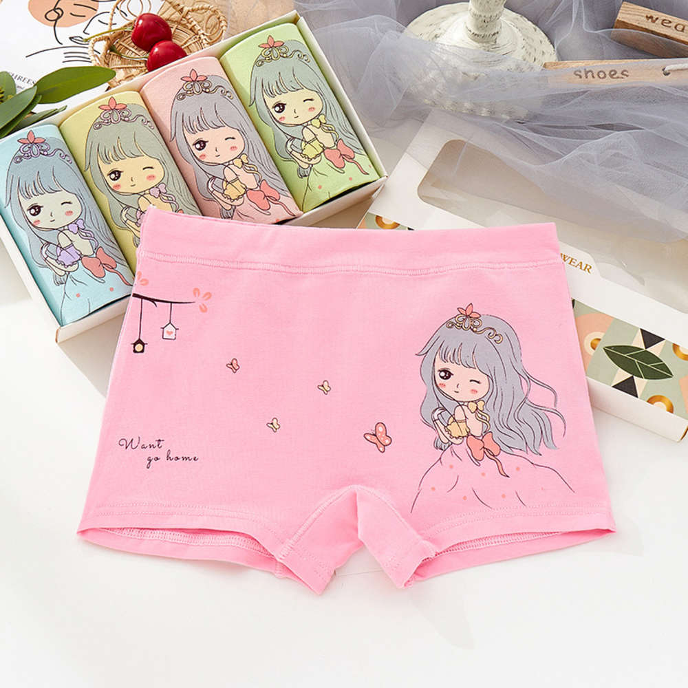 Class a cotton children's underwear girls' summer breathable boxers combed without PP, Camo
Class a cotton children's underwear girls' summer breathable boxers combed without PP, Camo