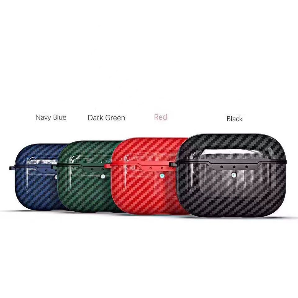 Designer Headset Accessories is suitable for airpods 3 Pro carbon fiber corrugated case, silicone material, fall proof and waterproof design 4 color air
Designer Headset Accessories is suitable for airpods 3 Pro carbon fiber corrugated case, silicone material, fall proof and waterproof design 4 color air
