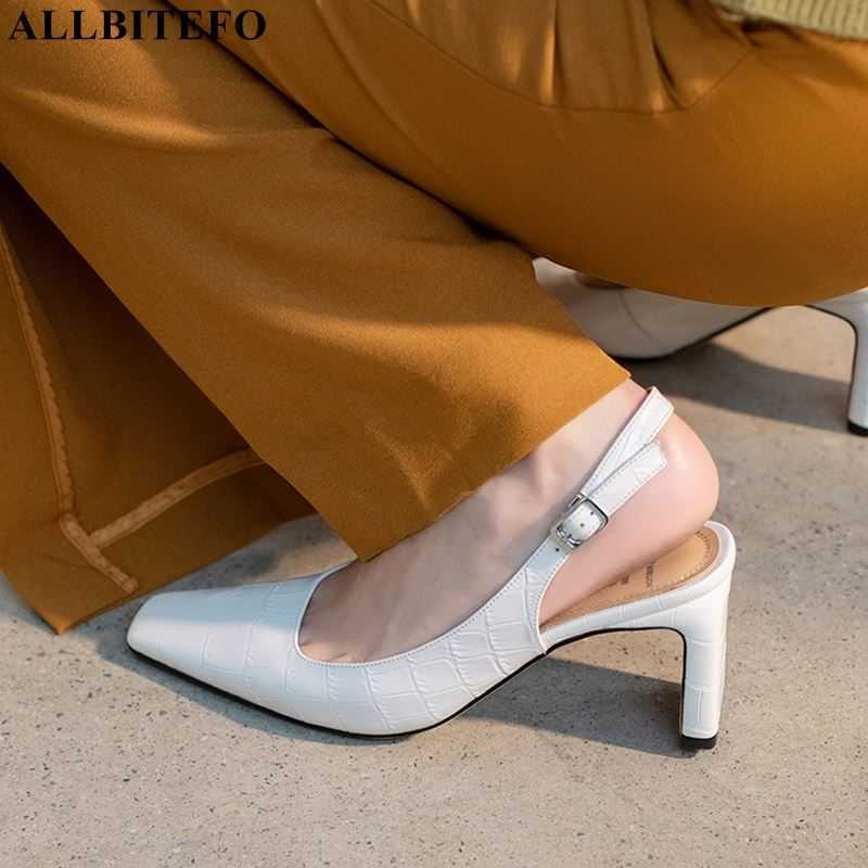 ALLBITEFO fashion retro genuine leather thick heels summer women sandals women heels shoes party women shoes des sandales 210611, As picture
ALLBITEFO fashion retro genuine leather thick heels summer women sandals women heels shoes party women shoes des sandales 210611, As picture