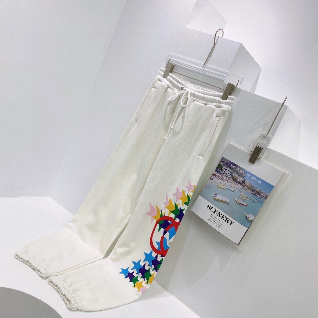 casual pants g family's rainbow meteor tide brand personalized printed in spring and summer 21 sports closure small foot guard, Black;white
casual pants g family's rainbow meteor tide brand personalized printed in spring and summer 21 sports closure small foot guard, Black;white