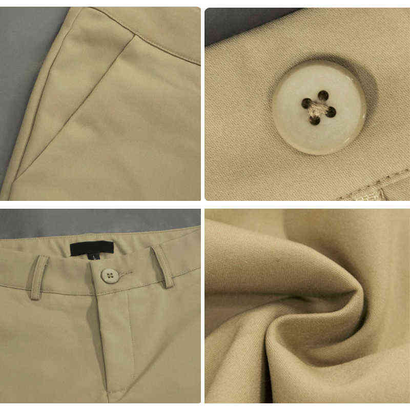 S4XL Big Size Womens formal office Pencil Pants Elegant Ladies Office Work Casual Elastic Cotton Trouser 211124Z