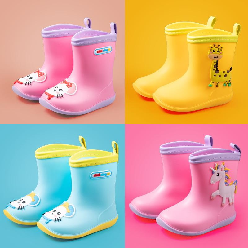 Kids Rain Boots Toddler Girl Rainboots Classic Waterproof Children' Shoes PVC Rubber Baby Water Boy, Black;grey
Kids Rain Boots Toddler Girl Rainboots Classic Waterproof Children' Shoes PVC Rubber Baby Water Boy, Black;grey