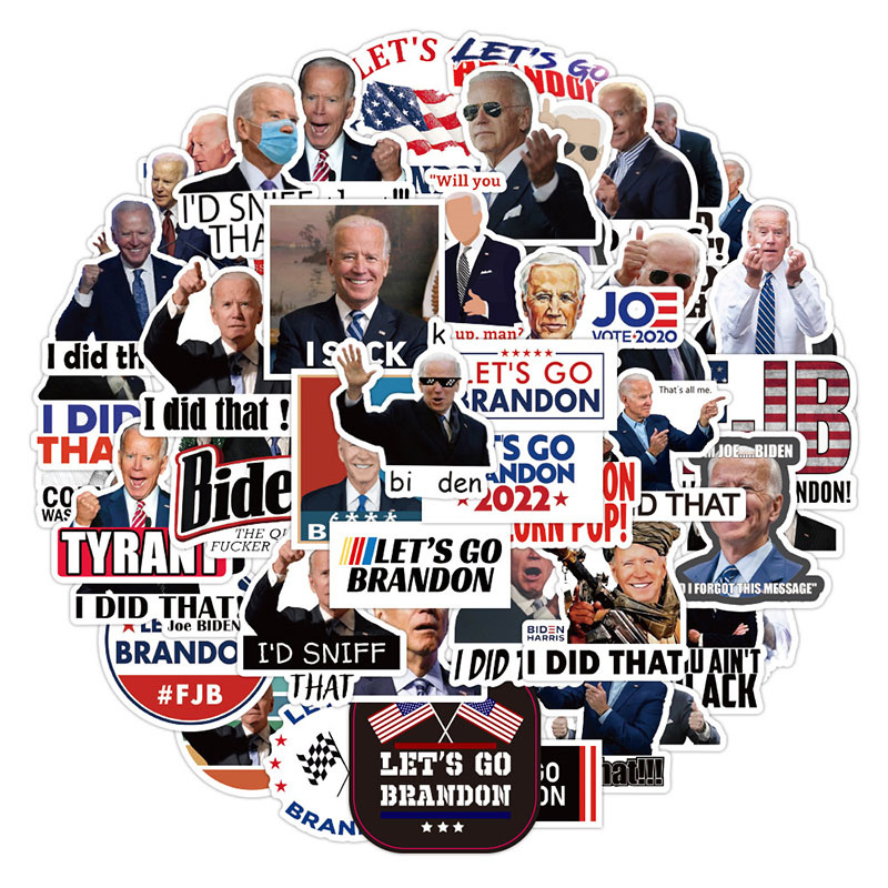 Waterproof Luggage Sticker 50pcs/Set I Did That Joe Biden Cartoon Funny Graffiti Stickers For Laptop Diy Case Car Skateboard Helmet Motorcycle Home Decal Gifts Kids, Mixed
Waterproof Luggage Sticker 50pcs/Set I Did That Joe Biden Cartoon Funny Graffiti Stickers For Laptop Diy Case Car Skateboard Helmet Motorcycle Home Decal Gifts Kids, Mixed