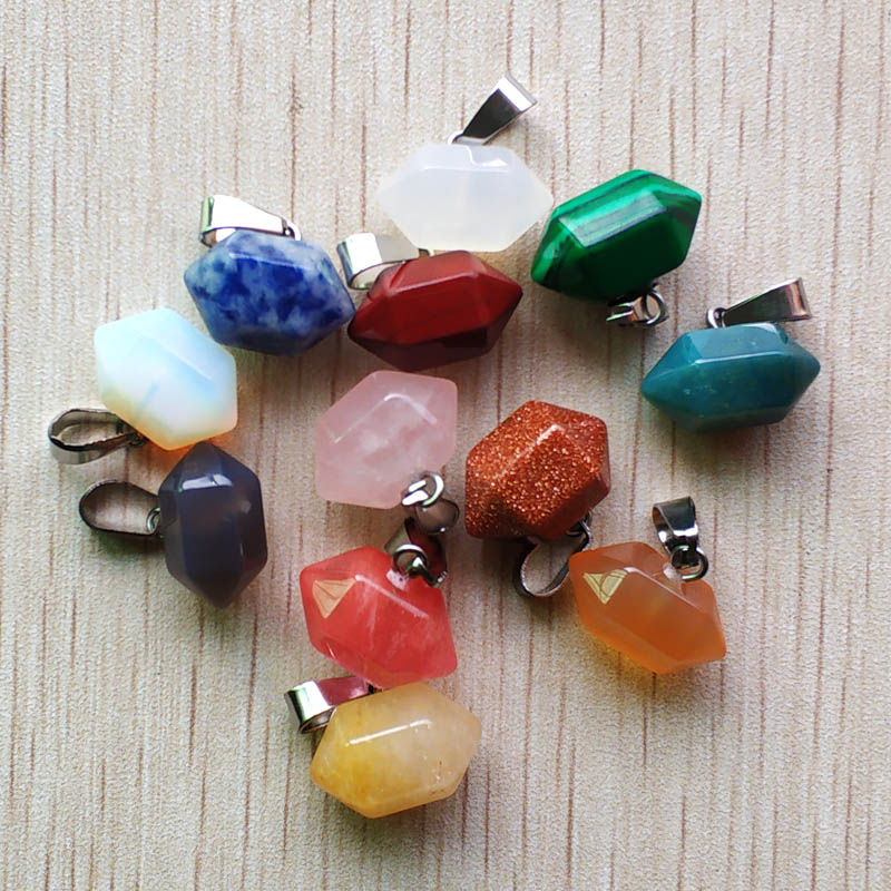 small assorted natural stone pillar charms chakra Hexagonal Prism healing Reiki Point pendants for Necklace jewelry making
small assorted natural stone pillar charms chakra Hexagonal Prism healing Reiki Point pendants for Necklace jewelry making