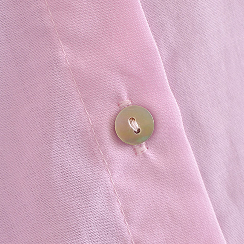 Women's Summer Fashion All-Match Loose Doll Collar Embroidered Single-Breasted Back Elasticity Shirt Top 210521