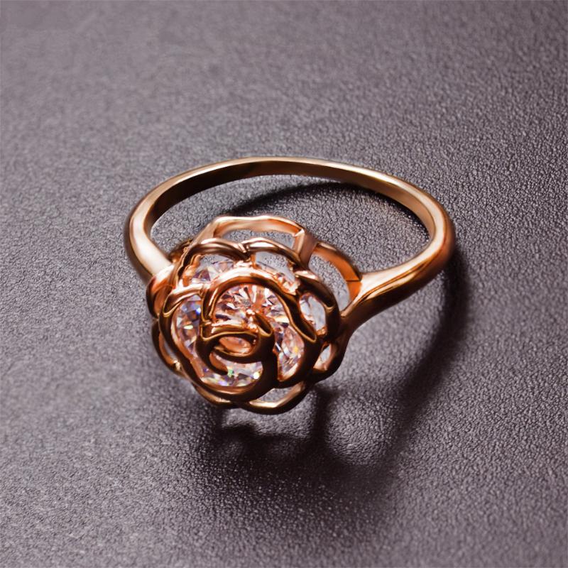 Brand Rings For Women Jewelry Rose Gold Color Plant Style White Austrian Crystal Flower Wedding Engagement Female Gift Band, Silver
Brand Rings For Women Jewelry Rose Gold Color Plant Style White Austrian Crystal Flower Wedding Engagement Female Gift Band, Silver