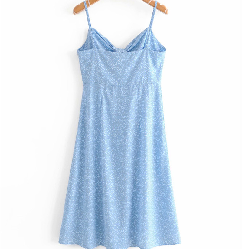 Sweet Women V Neck Bow Lace Dress Summer Fashion Ladies Beach Style Cute Female Polka Dot Slit Mini 210515