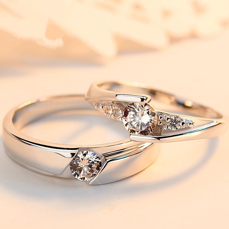 Cluster Rings Korean Version Of Sterling Silver 925 Eternal Oath Couples On Ring Opening Female Fashion Simple Student Jewelry, Golden;silver
Cluster Rings Korean Version Of Sterling Silver 925 Eternal Oath Couples On Ring Opening Female Fashion Simple Student Jewelry, Golden;silver