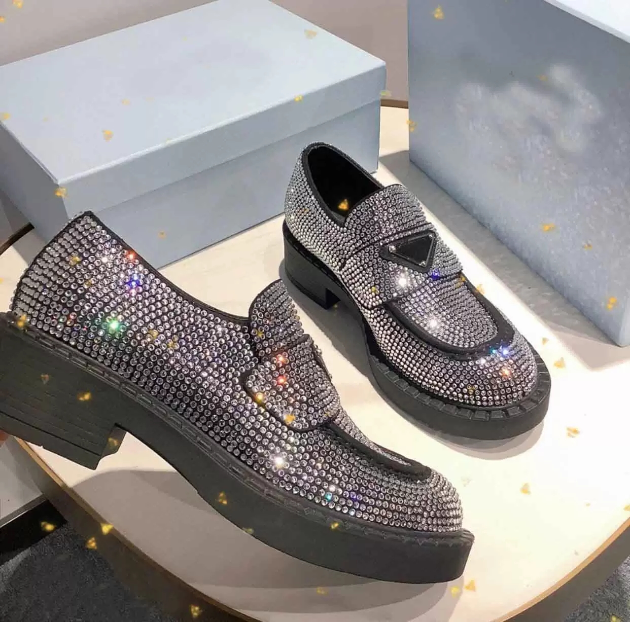 Elegant Monolith Satin Loafers Dress Shoes with Crystals Women Thick Rubber Sole Platform Sneakers Slip On Lady Casual Walking Discount Footwear 
Elegant Monolith Satin Loafers Dress Shoes with Crystals Women Thick Rubber Sole Platform Sneakers Slip On Lady Casual Walking Discount Footwear