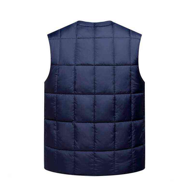Men's Sleeveless Jacket White Duck Down Autumn Winter Lightweight Waistcoat Male Fashion Casual Puffer Vest Men Vest Coat 211104