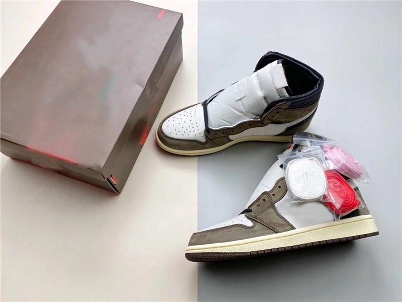 Travis Scott X 1S High OG TS SP 1 MENS Low Basketballs Sports Shoes Sail Dark Mocha University Outdoor Sneakers
Travis Scott X 1S High OG TS SP 1 MENS Low Basketballs Sports Shoes Sail Dark Mocha University Outdoor Sneakers