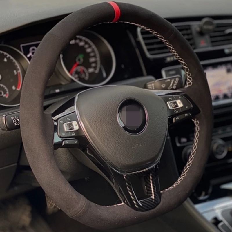 new pattern Car Steering Wheel Cover Black Suede For Volkswagen VW Golf 7 Mk7 New Polo Jetta Passat B8 Tiguan 2017 Sharan 2016 2017
new pattern Car Steering Wheel Cover Black Suede For Volkswagen VW Golf 7 Mk7 New Polo Jetta Passat B8 Tiguan 2017 Sharan 2016 2017