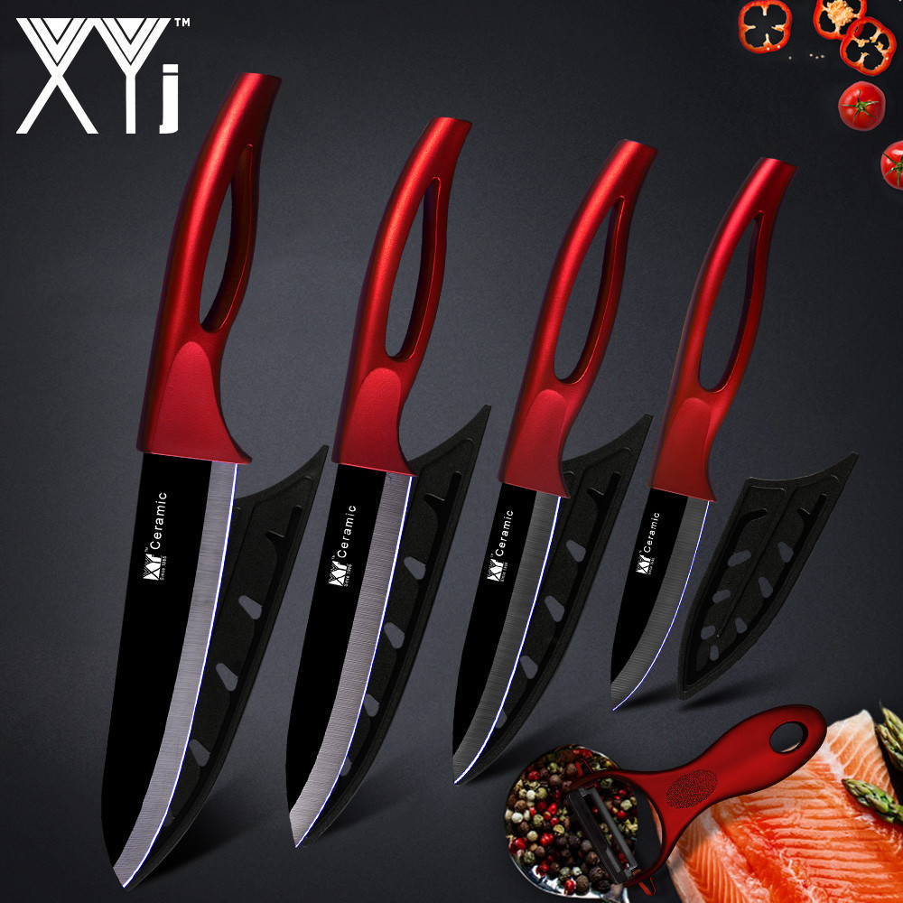 XYj Kitchen Knife Ceramic Knife Cooking Set 3 4 5 6 inch + Peeer Beauty Bade Paring Fruit Vege Chef Knife Kitchen Toos
XYj Kitchen Knife Ceramic Knife Cooking Set 3 4 5 6 inch + Peeer Beauty Bade Paring Fruit Vege Chef Knife Kitchen Toos