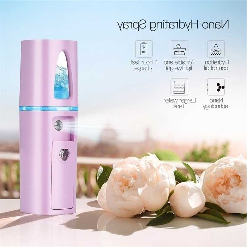 USB Portable Nano Mist Sprayer Facial Body Nebulizer Steamer Moisturizing Skin Care Mini Face Spray Beauty Tools Wholesale