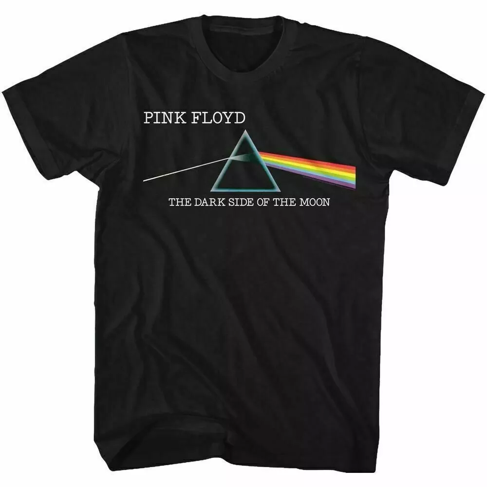 Pink Floyd Dark Side Of The Moon Redux T Shirt Mens Licensed Rock Retro Black