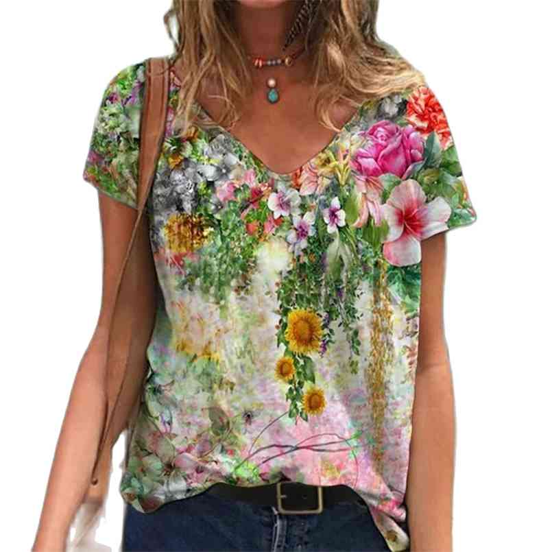 flower pattern T-Shirts Plus Size Women Short Sleeve Printed V-Neck blusas mujer manga corta young beauty tshirts 210708, Gb-hdx01-light green
flower pattern T-Shirts Plus Size Women Short Sleeve Printed V-Neck blusas mujer manga corta young beauty tshirts 210708, Gb-hdx01-light green