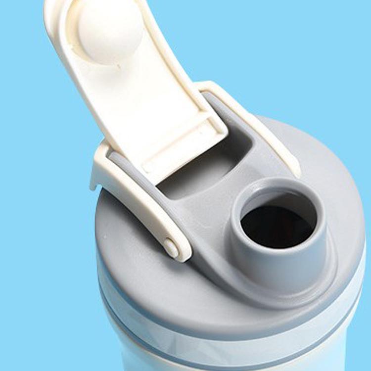2021 800ml Large Capacity Time Marker GYM Outdoor Albumen Powder Stainless Steel Shaker Sport Water Bottle Free shipping