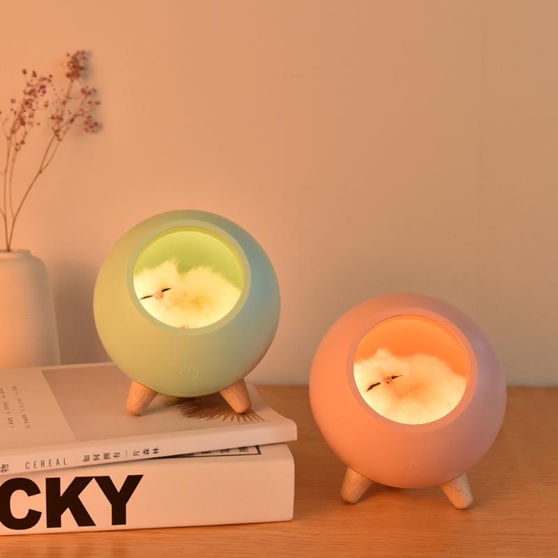 Night Lights Cute Kitten House Touch Dimming Light For Kids Baby Bedroom Charging Lamp Creative Gift Cats Home Atmosphere Decoration
Night Lights Cute Kitten House Touch Dimming Light For Kids Baby Bedroom Charging Lamp Creative Gift Cats Home Atmosphere Decoration