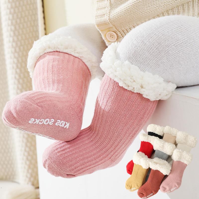 Socks Xmas Baby Clothes Winter Thick Lamb Wool Kids Knee High Toddler Boys And Girls Long Children Floor Warm, Grey
Socks Xmas Baby Clothes Winter Thick Lamb Wool Kids Knee High Toddler Boys And Girls Long Children Floor Warm, Grey