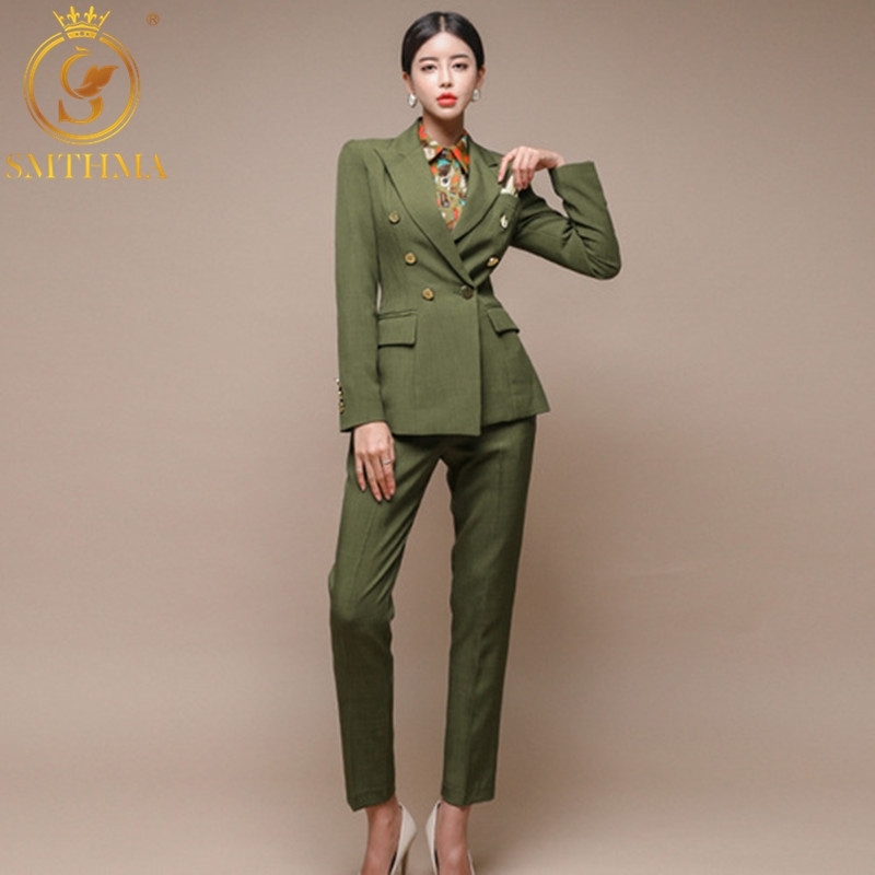 Ladies Autumn Winter Suit Office Work Double Breasted Blazer Trouser Set Fashion Business Pant Suits for Women Formal Pantsuit 210520
Ladies Autumn Winter Suit Office Work Double Breasted Blazer Trouser Set Fashion Business Pant Suits for Women Formal Pantsuit 210520