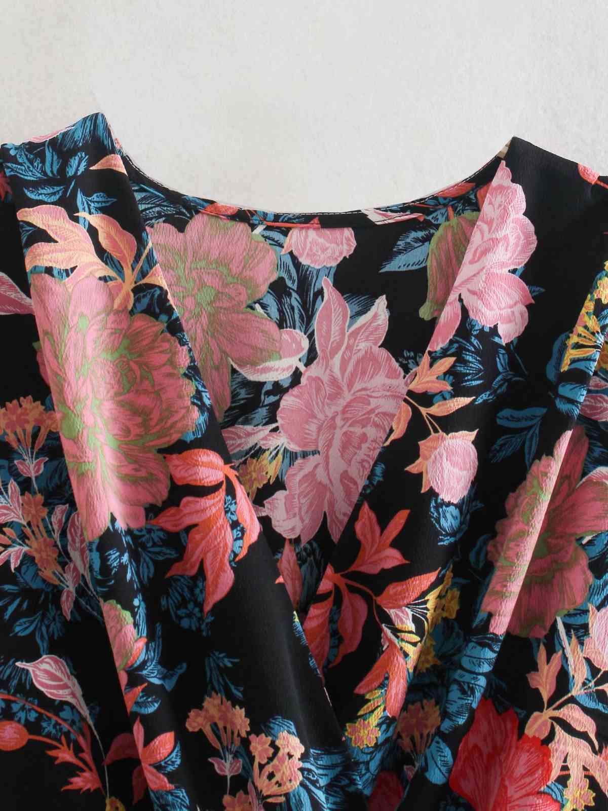 Women V-neck Long Sleeve Sexy Vintage Fashion Slim Printed Dress Chic Female Mini Dresses 210507