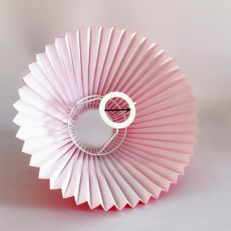 Lamp Covers Shades Japanese Style Fabric Lampshade Pleated Shade For Table Standing Floor Bedroom Decor E27
