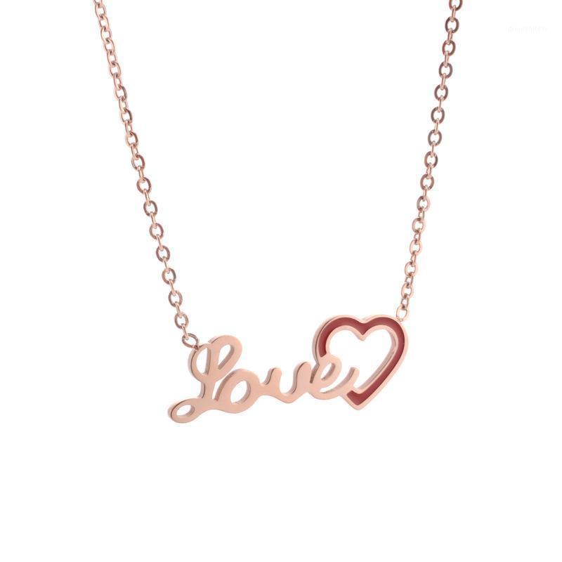 Love Necklace For Women Letter Pendant Rose Gold Heart Stainless Steel Chain 2021 Jewelry On The Neck Chains
Love Necklace For Women Letter Pendant Rose Gold Heart Stainless Steel Chain 2021 Jewelry On The Neck Chains