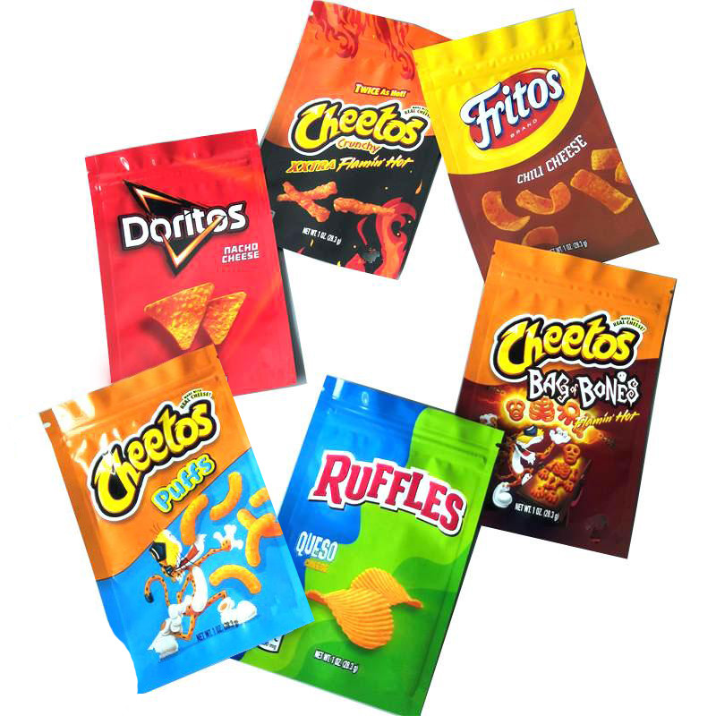 Cheetos crunchy bag empty edibles bags mylar packaging Ruffles packing 600mg pack foil pouch with zipper smell proof resealable package Dori
Cheetos crunchy bag empty edibles bags mylar packaging Ruffles packing 600mg pack foil pouch with zipper smell proof resealable package Dori