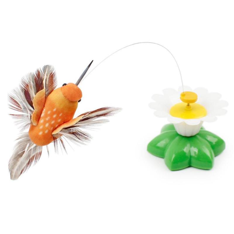 Cat Toys Interactive Toy Automatic Rotating Flying Butterfly Electric Hummingbird