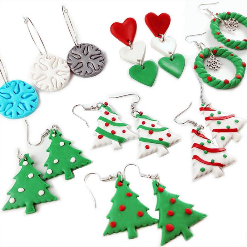 Dangle & Chandelier 2021 Creative Handmade Polymer Clay Christmas Tree Earrings For Women Fashion Two Tone Cream Colour Gifts Wholesale 
Dangle & Chandelier 2021 Creative Handmade Polymer Clay Christmas Tree Earrings For Women Fashion Two Tone Cream Colour Gifts Wholesale