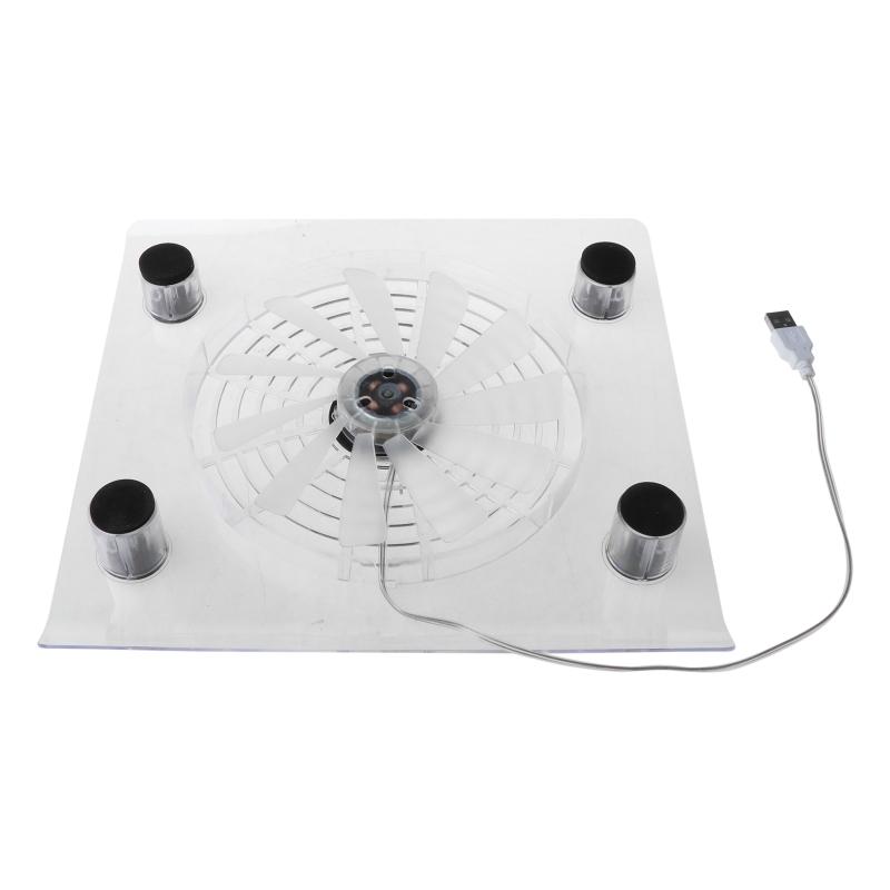 Laptop Cooling Pads Cooler For 15" PC Notebook USB Big Fan Blue LED Light Pad Stand 24TA
Laptop Cooling Pads Cooler For 15" PC Notebook USB Big Fan Blue LED Light Pad Stand 24TA