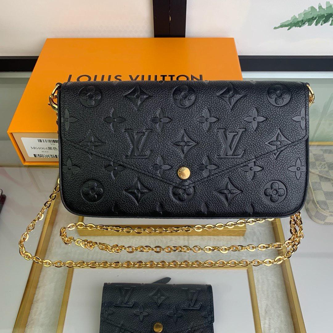 LOUIS VUITTON LV GG YSL Top Quality Female 3 PCS set MULTI POCHETTE Bag Designer Handbags Women Chain Shoulder Bags Evening Messenger Handbag Purse Tote M61276, Embossed black
LOUIS VUITTON LV GG YSL Top Quality Female 3 PCS set MULTI POCHETTE Bag Designer Handbags Women Chain Shoulder Bags Evening Messenger Handbag Purse Tote M61276, Embossed black
