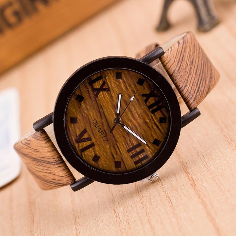 Wristwatches 2021 Roman Numeral Wooden Synthetic Leather Strap Polyurethane Analog Quartz Watch Ladies, Slivery;brown
Wristwatches 2021 Roman Numeral Wooden Synthetic Leather Strap Polyurethane Analog Quartz Watch Ladies, Slivery;brown