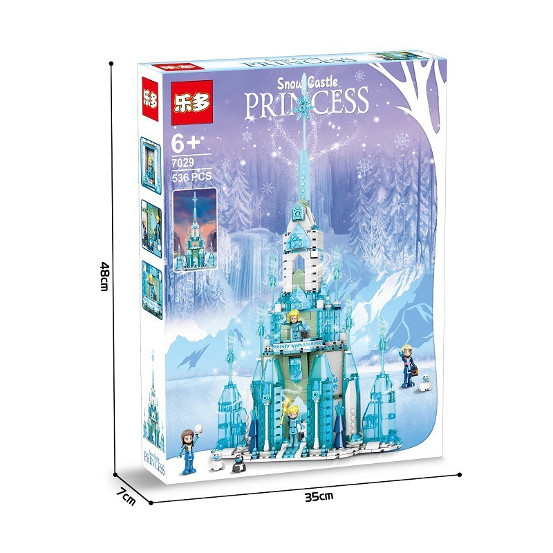 Leduo 7029 Small Particle Building Block Girl Series Diy Assembled Toys Ice and Snow World Castle Model Ornaments
Leduo 7029 Small Particle Building Block Girl Series Diy Assembled Toys Ice and Snow World Castle Model Ornaments