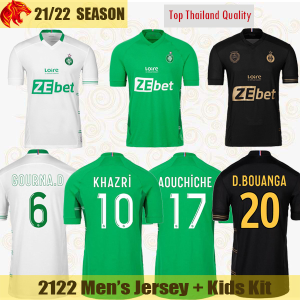 21 22 AS SaÏnts-Étienne Soccer Jerseys KHAZRI 2021 2022 AOUCHICHE NORDIN NEYOU Football Shirt RAMIREZ CAMARA GOURNA KOLODZIEJCZAK BOUANGA DIOUSSE Jersey, 2122 third
21 22 AS SaÏnts-Étienne Soccer Jerseys KHAZRI 2021 2022 AOUCHICHE NORDIN NEYOU Football Shirt RAMIREZ CAMARA GOURNA KOLODZIEJCZAK BOUANGA DIOUSSE Jersey, 2122 third