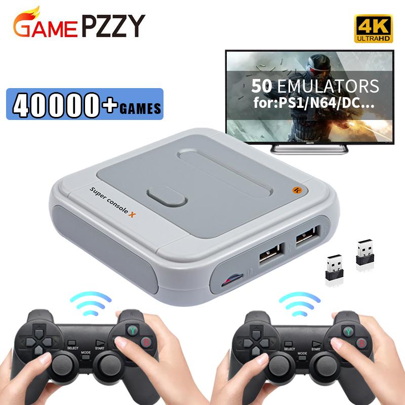 Est With 2 Wireless Controllers Retro Built-in 50 Emulators 40000 Games For PS1/N64/DC Portable Players Game
Est With 2 Wireless Controllers Retro Built-in 50 Emulators 40000 Games For PS1/N64/DC Portable Players Game