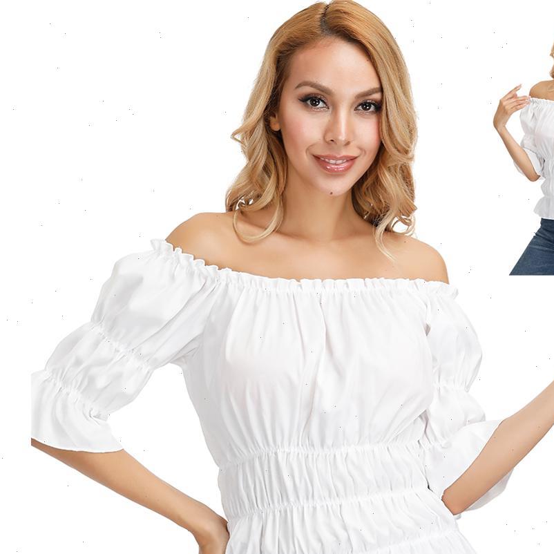 gothic womens shirt blouse women off shoulder slim fit steampunk girls medieval victorian cosplay fashion pirate costume, White
gothic womens shirt blouse women off shoulder slim fit steampunk girls medieval victorian cosplay fashion pirate costume, White