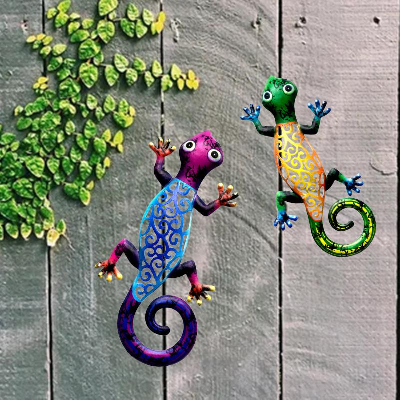 28cm Cute Iron Sheet Gecko Wall Decoration Wrought Household Pendant For Indoor And Outdoor Room Accessories Decorative Objects & Figurines
28cm Cute Iron Sheet Gecko Wall Decoration Wrought Household Pendant For Indoor And Outdoor Room Accessories Decorative Objects & Figurines
