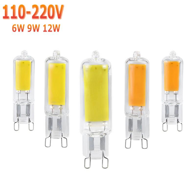 Ampoule Glass G9 6W 9W 12W No Flicker LED COB Bulb 220V Light Home Chandelier Spotlight Replace 25W 45W Halogen Lamps Bombillas Bulbs
Ampoule Glass G9 6W 9W 12W No Flicker LED COB Bulb 220V Light Home Chandelier Spotlight Replace 25W 45W Halogen Lamps Bombillas Bulbs