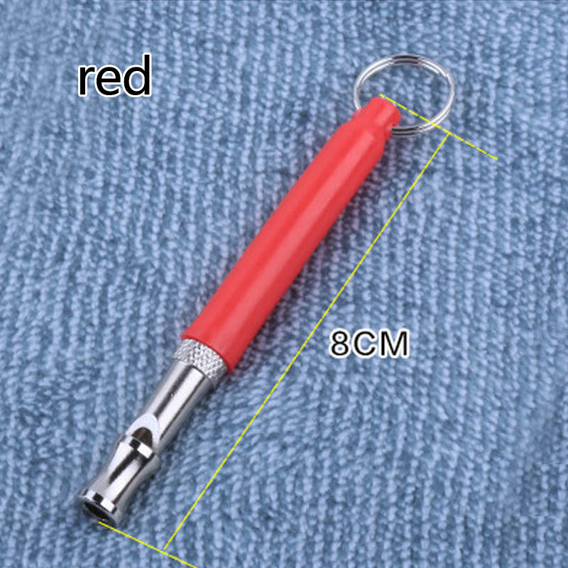 Anti Bark Ultrasonic Sound Interactive Tools Adjustable Pets Supplies Dogs Training Flute Dog Training Whistle Metal 1 PC