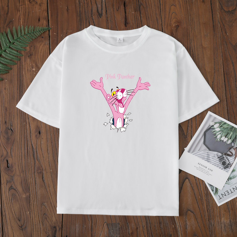 Custom T shirt Short sleeve Casual T-shirt tops clothes Tee, White;black