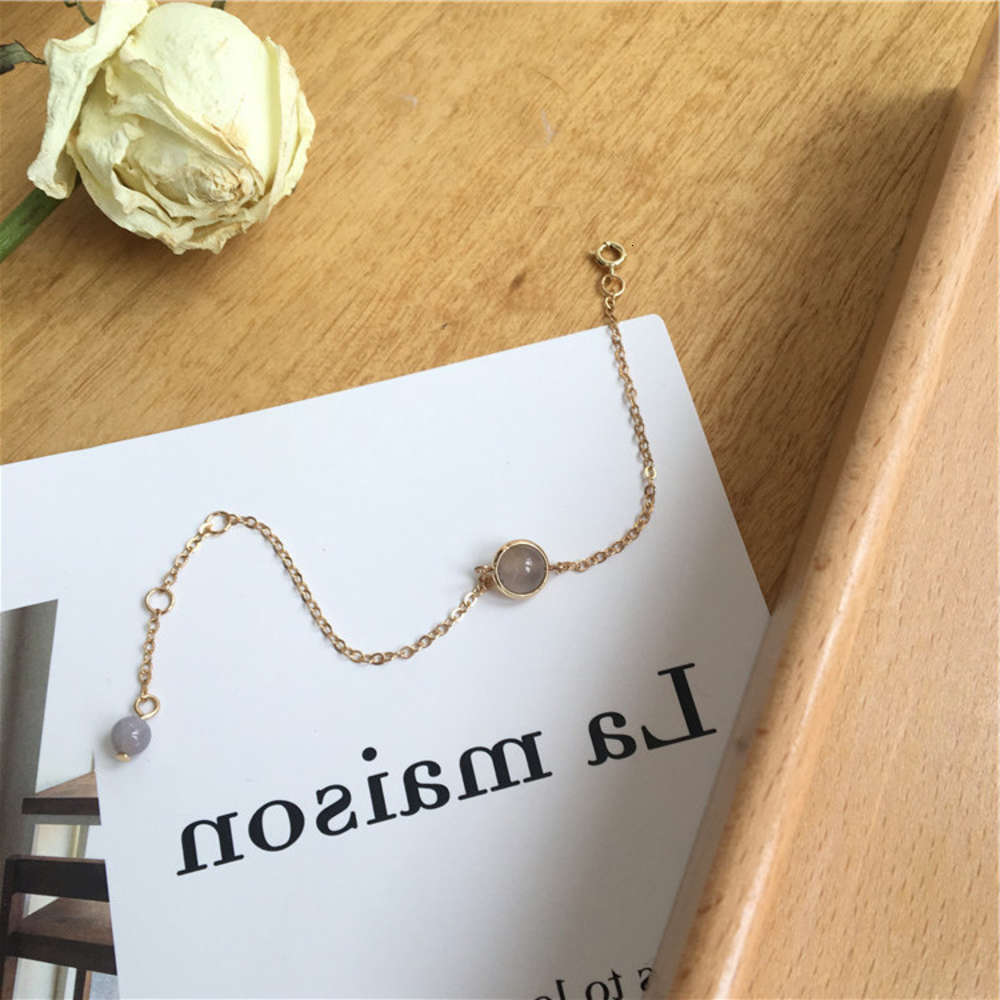 Hand catenary Qingdao Jewelry temperament simple agate bracelet female Korean style personality versatile student Bracelet, Golden;silver
Hand catenary Qingdao Jewelry temperament simple agate bracelet female Korean style personality versatile student Bracelet, Golden;silver
