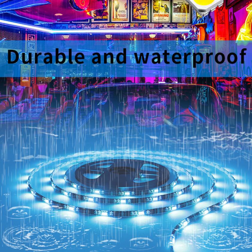 LED Smart Light Strip Set with 5050 RGB Waterproof Colorful USB 24 Keys IR Remote Control TV Background Desk Decor Screen Atmosphere Light 1M 2M 3M