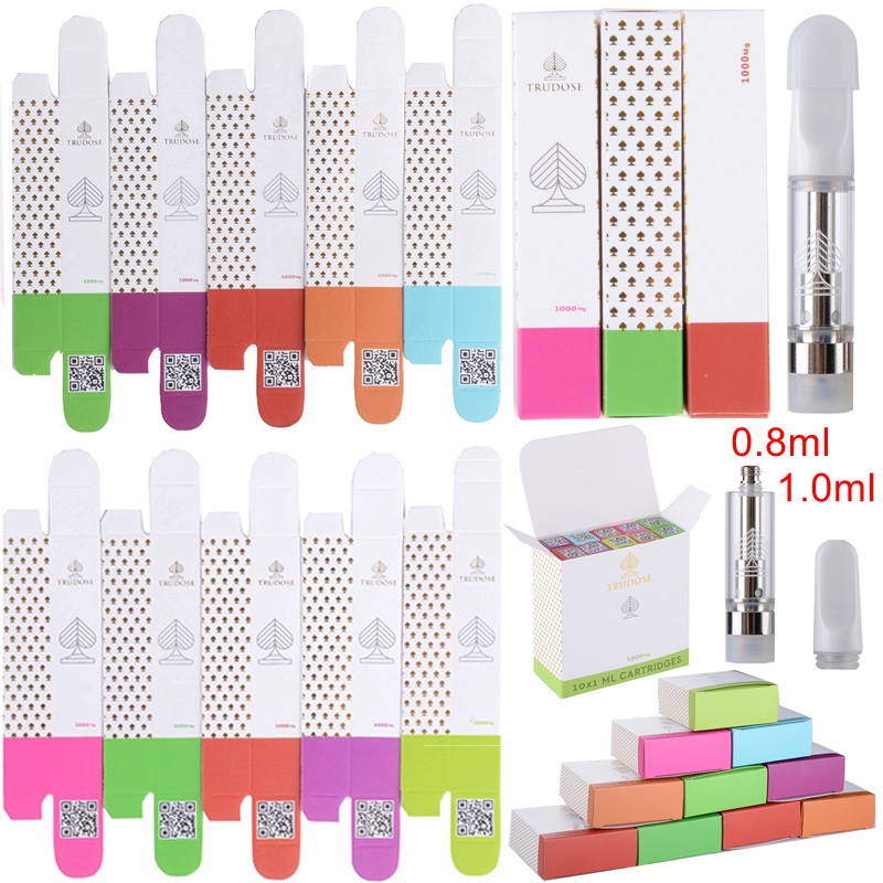 Trudose Carts 1ml 0.8ml Atomizers Vape Cartridges Packaging Empty Dab Pen Wax Vaporizer 510 Thread Ceramic Coil Premium Box 10 Strains E Cigarettes
Trudose Carts 1ml 0.8ml Atomizers Vape Cartridges Packaging Empty Dab Pen Wax Vaporizer 510 Thread Ceramic Coil Premium Box 10 Strains E Cigarettes