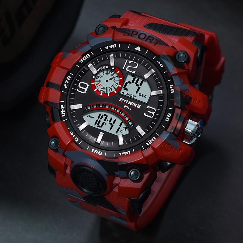 Wristwatches Men Sprot Watch Camouflage Military Digital Big Dial Waterproof Wrist Clocks
Wristwatches Men Sprot Watch Camouflage Military Digital Big Dial Waterproof Wrist Clocks