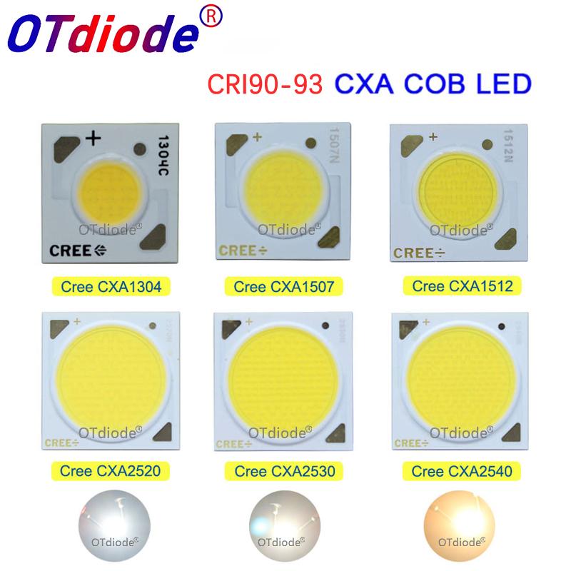 5PCS/lot Cree High CRI 90-93 CXA1304 CXA1507 CXA1816 CXA2520 CXA2530 CXA2540 2700K 3000K 3500K 4000K CRI90 COB Chip Diode LED Bulbs
5PCS/lot Cree High CRI 90-93 CXA1304 CXA1507 CXA1816 CXA2520 CXA2530 CXA2540 2700K 3000K 3500K 4000K CRI90 COB Chip Diode LED Bulbs