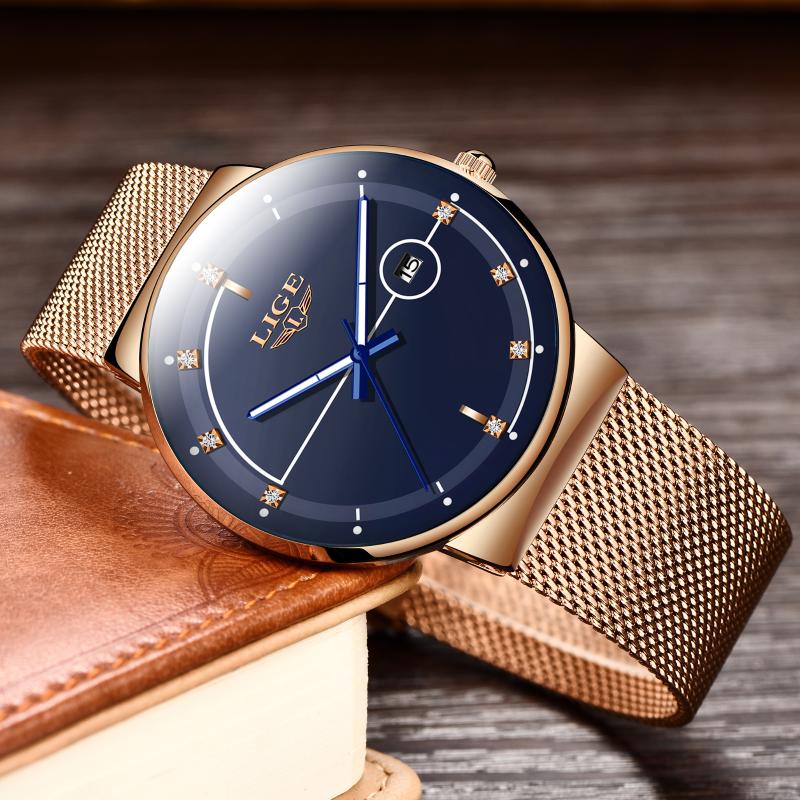 Wristwatches Mens Watch LIGE Luxury Top Brand Men Stainless Steel WristWatch Men's Military Waterproof Date Quartz Watches Relogio Masculino, Full blue
Wristwatches Mens Watch LIGE Luxury Top Brand Men Stainless Steel WristWatch Men's Military Waterproof Date Quartz Watches Relogio Masculino, Full blue