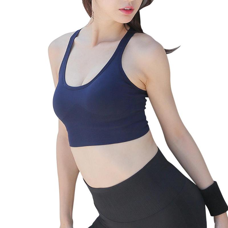 Gym Clothing Simple Generous Shockproof Fitness Vest Underwear Tops Pure Women Delicate Design Push Up Bras Running Sportswear, Black
Gym Clothing Simple Generous Shockproof Fitness Vest Underwear Tops Pure Women Delicate Design Push Up Bras Running Sportswear, Black
