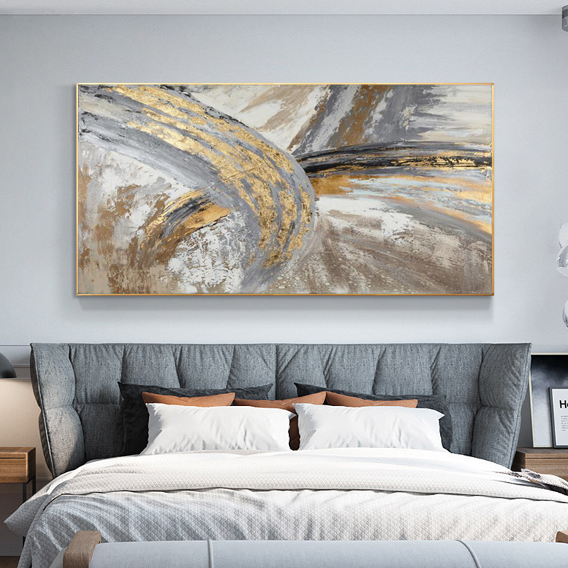 Wall Painting Abstract Golden Art Wall Pictures For Living Room Canvas Painting Home Decor Posters And Prints Vintage Cuadros